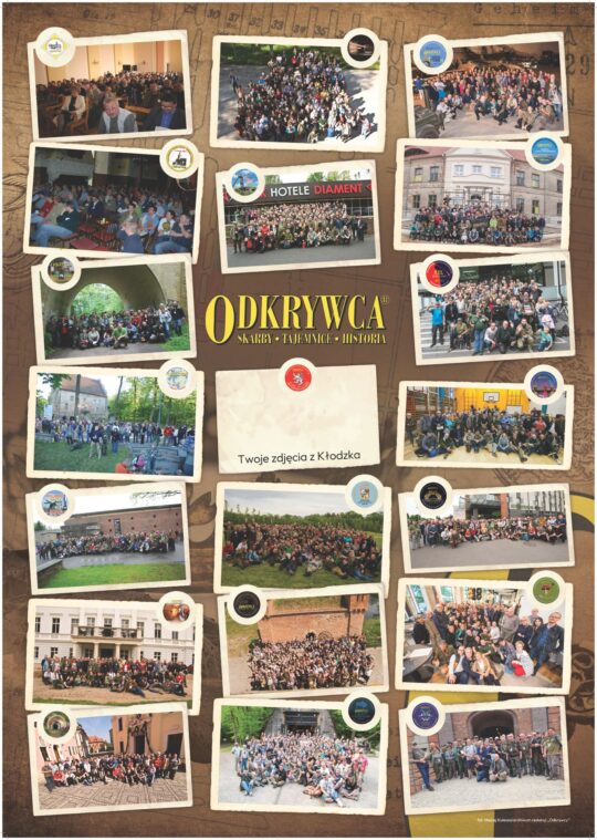 Plakat z okazji XX konferencji „Odkrywcy”